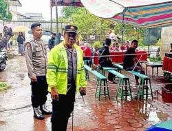 Kapolsek Hinai Tinjau Langsung Keamanan TPS untuk Pastikan Pilkada 2024 Berjalan Lancar