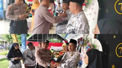 Peringati HUT PGRI ke-79, Polsek Indrapura Hadiri Acara di SMA Negeri 1 Sei Suka