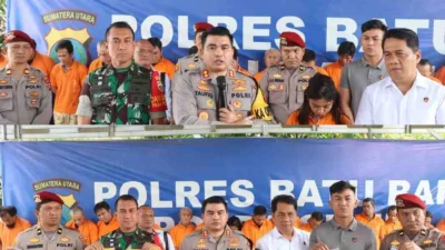 Polres Batu Bara Ungkap 38 Kasus Narkoba dalam Sebulan