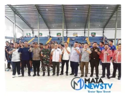 Polres Pematangsiantar Hadiri Pembukaan Kejuaraan Bola Voli Pelajar