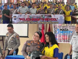 Polres Pematangsiantar Gelar Police Go To School di SMAN 4, Sosialisasikan Tertib Berlalu Lintas