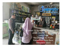Polres Batu Bara Gelar Patroli Dialogis dan Himbauan Kamtibmas Menjelang Pemilu 2024