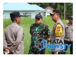 Kapolres Nisel dan Danlanal Nias Pantau Rapat Pleno PPK Pilkada 2024