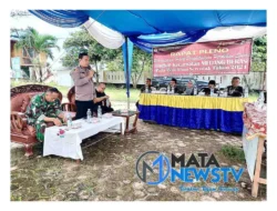 Polsek Medang Deras Kawal Ketat Rapat Pleno Rekapitulasi Suara Pilkada 2024