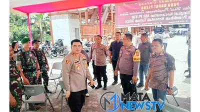 Kapolres Batu Bara Pantau Langsung Rekapitulasi Suara Pilkada 2024 di Kecamatan Air Putih