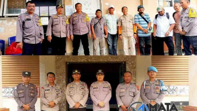 Pamatwil Polres Pematangsiantar Pastikan Keamanan Rekapitulasi di Tingkat PPK