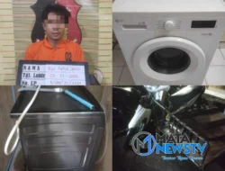 Tim Unit Reskrim Polsek Hamparan Perak Amankan Tersangka Pencurian dengan Alat Bukti Lengkap