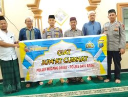Polsek Medang Deras Gelar Program “Cooling System” dan “Jumat Curhat” di Mushollah Al-Hikmah, Desa Lalang