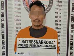 Polres Pematangsiantar Tangkap Residivis Dengan Dua Paket Sabu