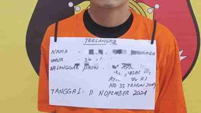 Satreskrim Polsek Kualuh Hilir Tangkap Pengedar Sabu Di Tanjung Leidong