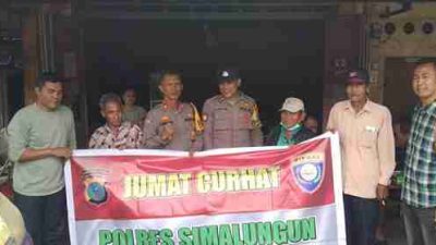 Polres Simalungun Gelar “Jumat Curhat” di Kelurahan Parapat