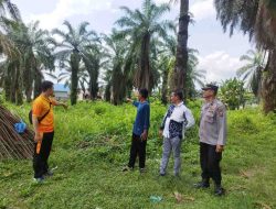 Kasat Binmas Polres Batu Bara Dukung Ketahanan Pangan dengan Pemanfaatan Lahan Tidur di Sei Balai