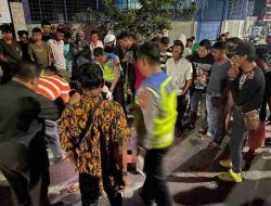 Unit Gakkum Sat Lantas Polres Pematangsiantar Olah TKP Kecelakaan Lalulintas