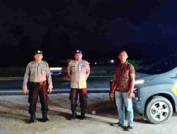 Polsek Medang Deras Laksanakan Patroli Malam di Wilayah Hukumnya
