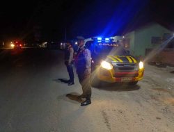 Sat Samapta Polres Batubara Gelar Patroli Blue Light Antisipasi Kejahatan Jalanan