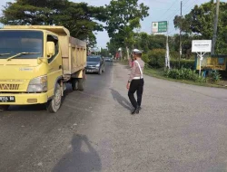 Satlantas Polres Batu Bara Gelar Operasi Pengaturan Lalu Lintas di Berbagai Titik Strategis