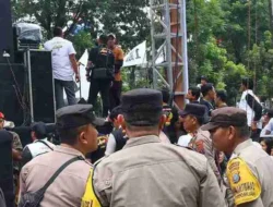 Polres Pematangsiantar Melaksanakan Pengamanan Kampanye Akbar di Lapangan Adam Malik