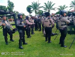 61 Personel Sat Brimob Polda Sumut Dukung Pengamanan Pilkada 2024 di Pematangsiantar