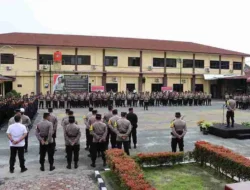 Kapolres Pematangsiantar Pimpin Apel Pergeseran Pasukan untuk Pengamanan Pilkada Serentak 2024