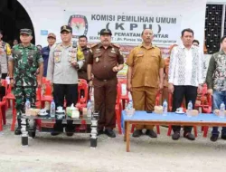 Kapolres Pematangsiantar dan Ketua KPU Tandai Pelepasan Logistik Pilkada Serentak 2024