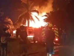 Diduga Gudang Tempat Penimbun Minyak Oplosan Di hantam  Sijago Merah 3 Orang jadi Korban.