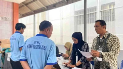 Rutan Tanjung Pura Fasilitasi TPS Khusus, Ratusan Warga Binaan Antusias Ikuti Pilkada 2024