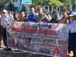 Satlantas Polres Pematangsiantar Gelar Police Go To School Di SMP Negeri 5