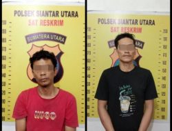 Dua Terduga Pelaku Pencurian Diamankan Polsek Siantar Utara, Barang Bukti Berupa Elektronik dan Peralatan Rumah Tangga Disita