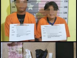 Polres Nias Selatan Amankan Dua Tersangka Penyalahgunaan Narkoba