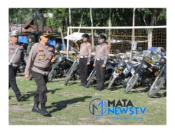 Kapolres Samosir Pimpin Apel Operasi Lilin Toba 2024, Jamin Keamanan Natal dan Tahun Baru