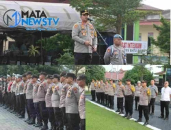 Kapolres Batu Bara Tinjau Pos Pengamanan Operasi Lilin Toba 2024