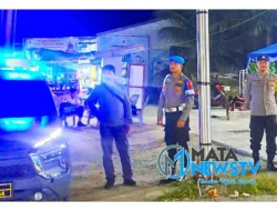 Personel Polsek Labuhan Ruku Gelar Patroli Malam untuk Jaga Kamtibmas di Wilayah Hukum Polsek Labuhan Ruku
