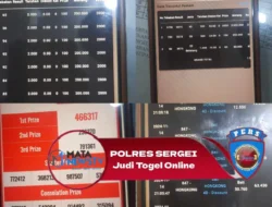 Polres Sergai Tangkap Pelaku Judi Online di Sei Rampah