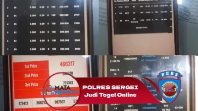 Polres Sergai Tangkap Pelaku Judi Online di Sei Rampah
