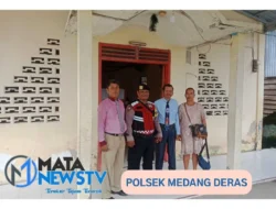Personel Polsek Medang Deras Laksanakan Patroli di Gereja GPdI Seibuah Keras, Jamin Keamanan Ibadah Minggu