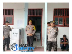 Waka Ops Mantap Praja Toba 2024 Pastikan Pengamanan Rapat Pleno PPK Pangururan Berjalan Lancar