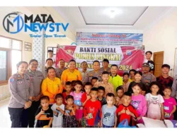 Polres Langkat Berikan Bantuan Sosial kepada Anak Panti Asuhan Sumber Pengharapan Mulia