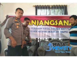 Polres Batu Bara Gelar Anjangsana Natal 2024 untuk Personel yang Sakit