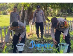 Polsek Indrapura Dukung Program Ketahanan Pangan Nasional