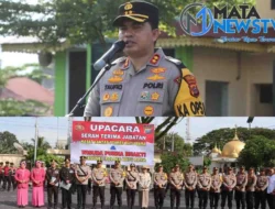 Serah Terima Jabatan Kasat Lantas dan Pelepasan Tradisi Purna Bhakti di Polres Batu Bara