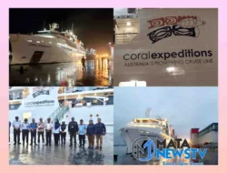 Pelindo Sambut Kapal Pesiar Coral Geographer di Pelabuhan Belawan