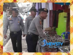 Polsek Kotapinang Gelar Patroli Preventif, Situasi Pasar Kotapinang Aman dan Kondusif