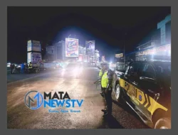 Polsek Torgamba Gelar Patroli Blue Light, Pastikan Keamanan Jalinsum Torgamba