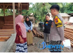 Polsek Lima Puluh Gelar Kegiatan Cooling System di Desa Simpang Gambus