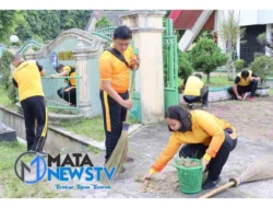 Polres Pematang Siantar Gelar Bhakti Sosial Sambut Perayaan Natal 2024 di Gereja GKPI