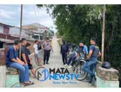 Satuan Samapta Polres Pematangsiantar Gelar Patroli Dialogis di Gang Bajigur