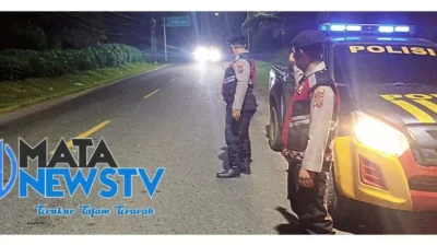 Personel Sat Samapta Polres Batu Bara Laksanakan Patroli Blue Light, Jaga Kamtibmas Kondusif
