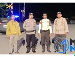 Personel Polsek Medang Deras Gelar Patroli Dialogis untuk Cegah Geng Motor