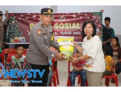 Polres Nias Selatan Rayakan Natal dengan Bakti Sosial ke Panti Asuhan