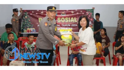 Polres Nias Selatan Rayakan Natal dengan Bakti Sosial ke Panti Asuhan